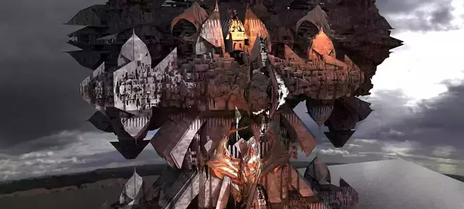Dantes Inferno Maze structures 6  3D model