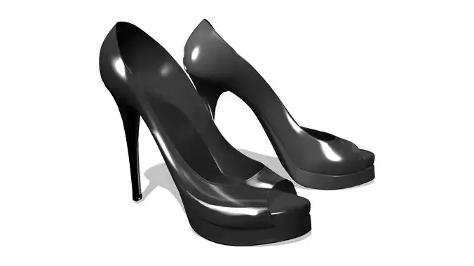 Peeptoe High Heel Shoes