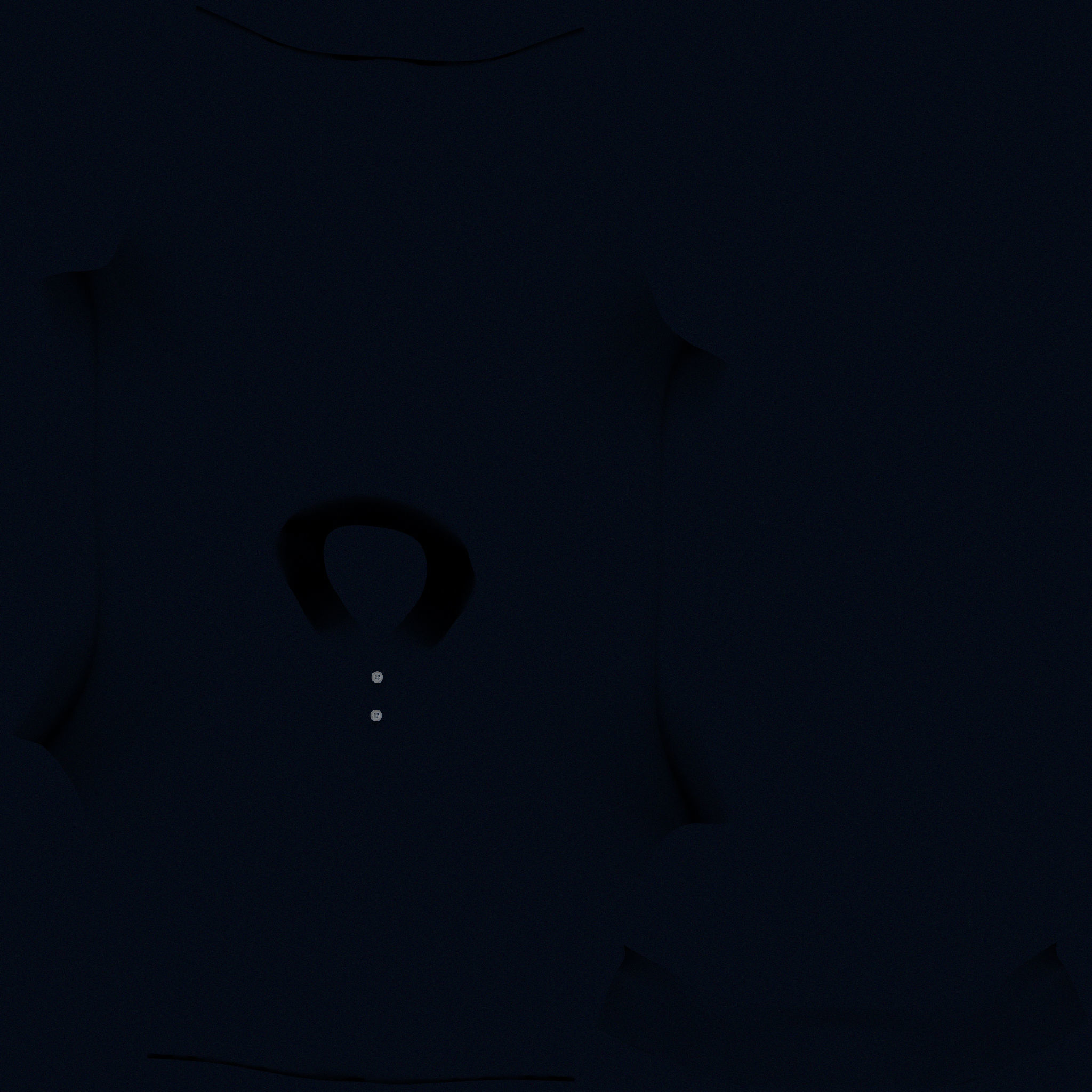 Rolled Short Sleeves Shirt Low-poly 3D model_9