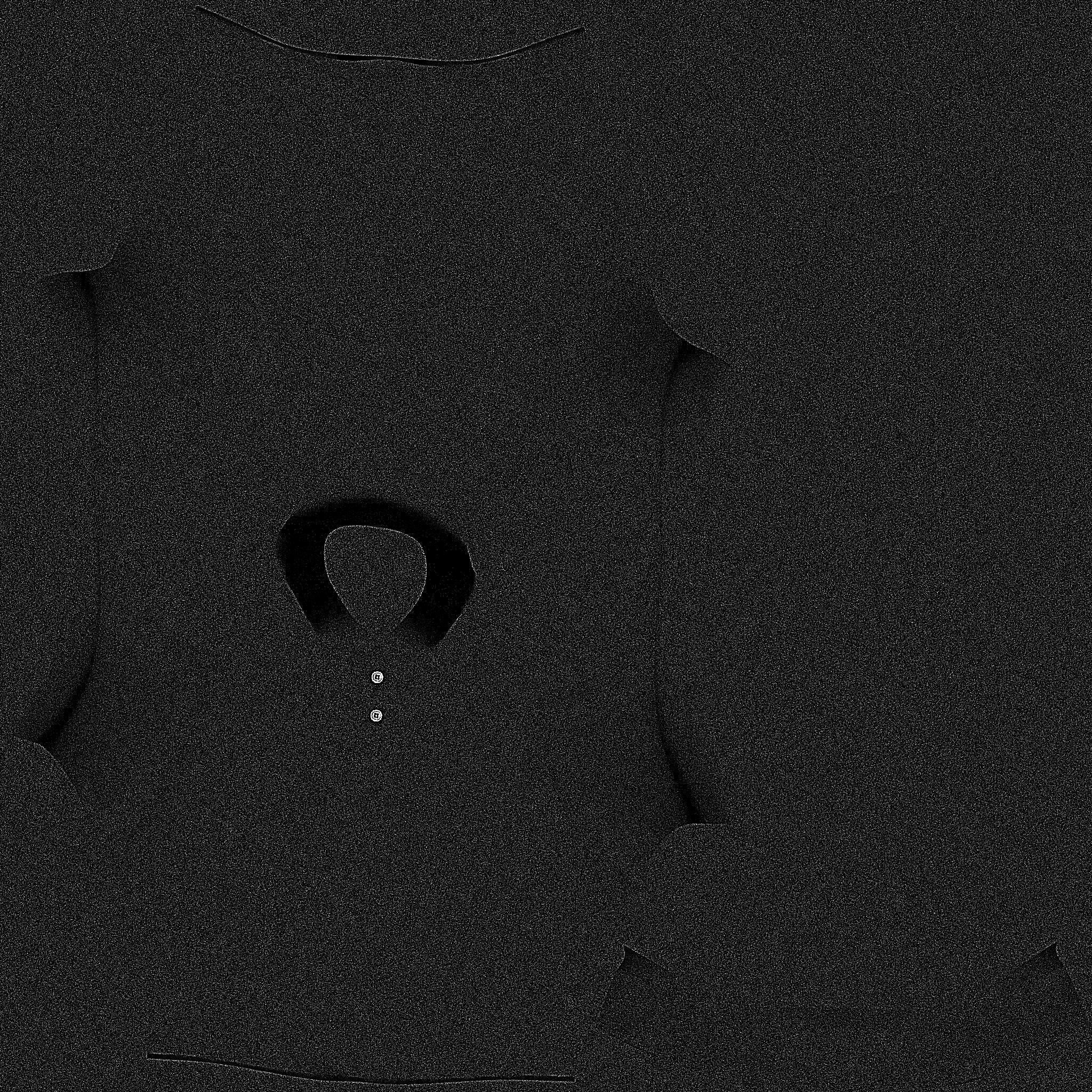 Rolled Short Sleeves Shirt Low-poly 3D model_11