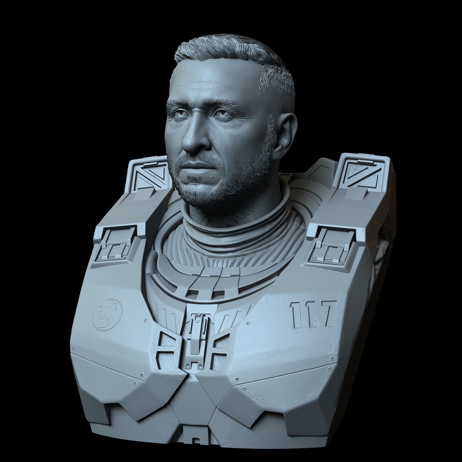 Master Chief from Halo TV series 3D print model_5