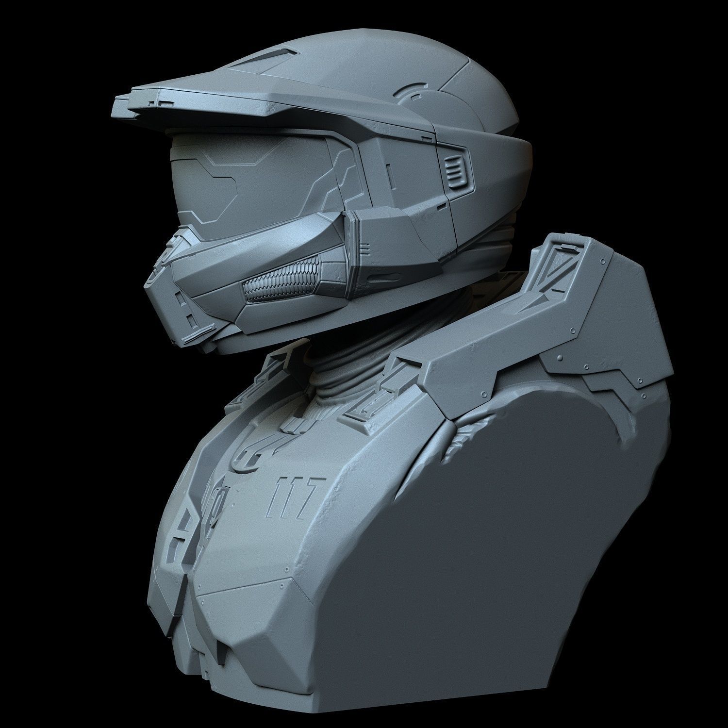 Master Chief from Halo TV series 3D print model_8