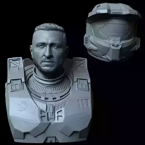 Master Chief from Halo TV series 3D print model