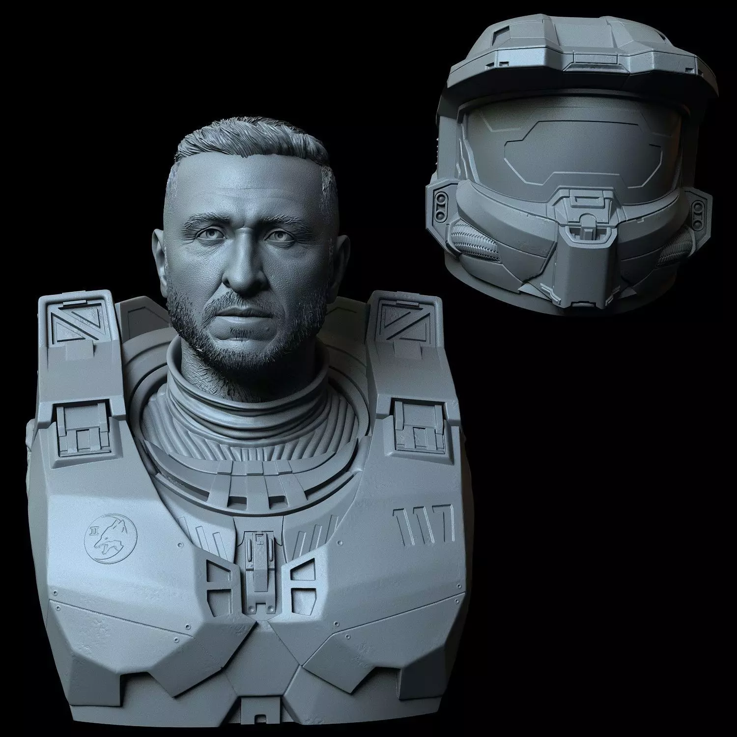 Master Chief from Halo TV series 3D print model_0