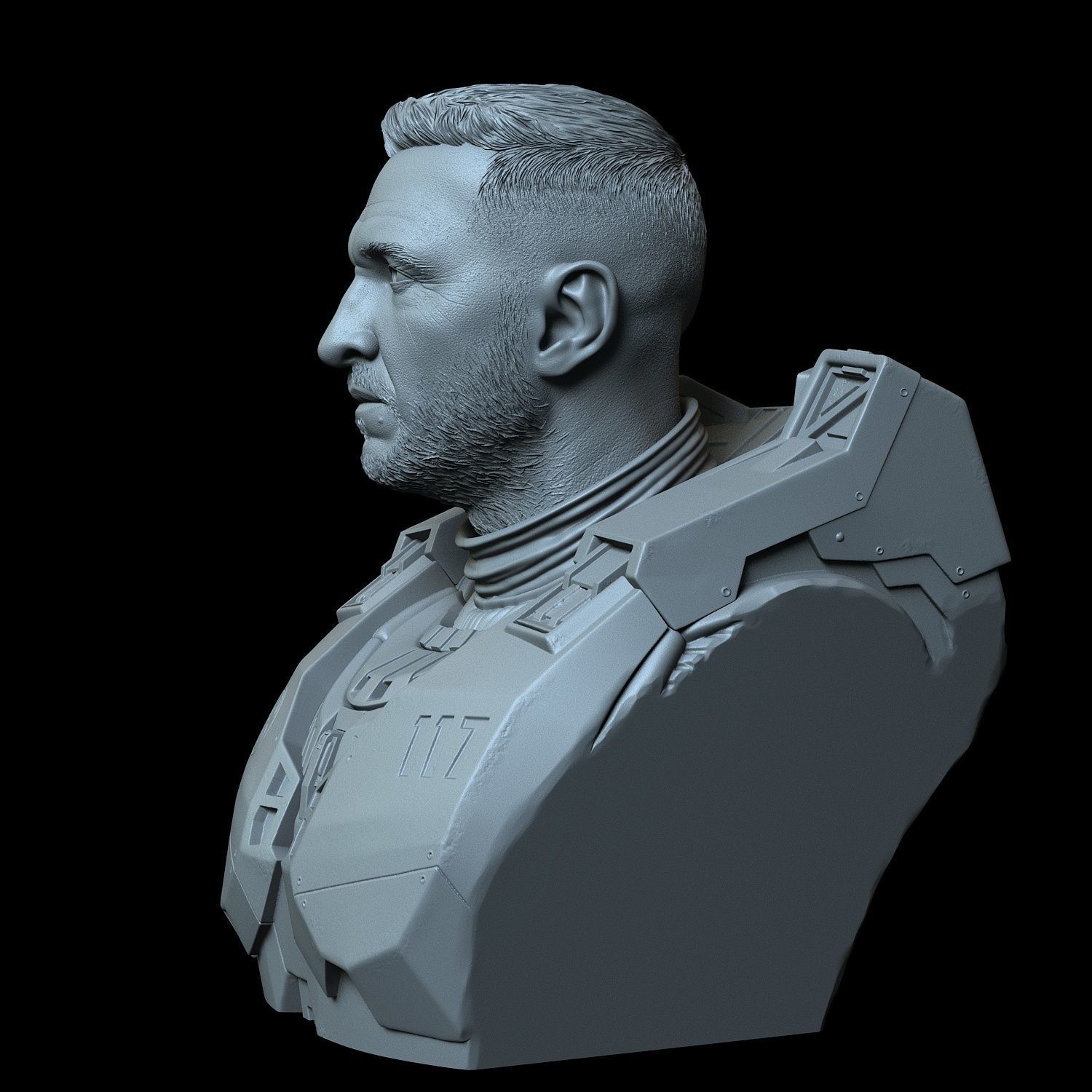 Master Chief from Halo TV series 3D print model_7