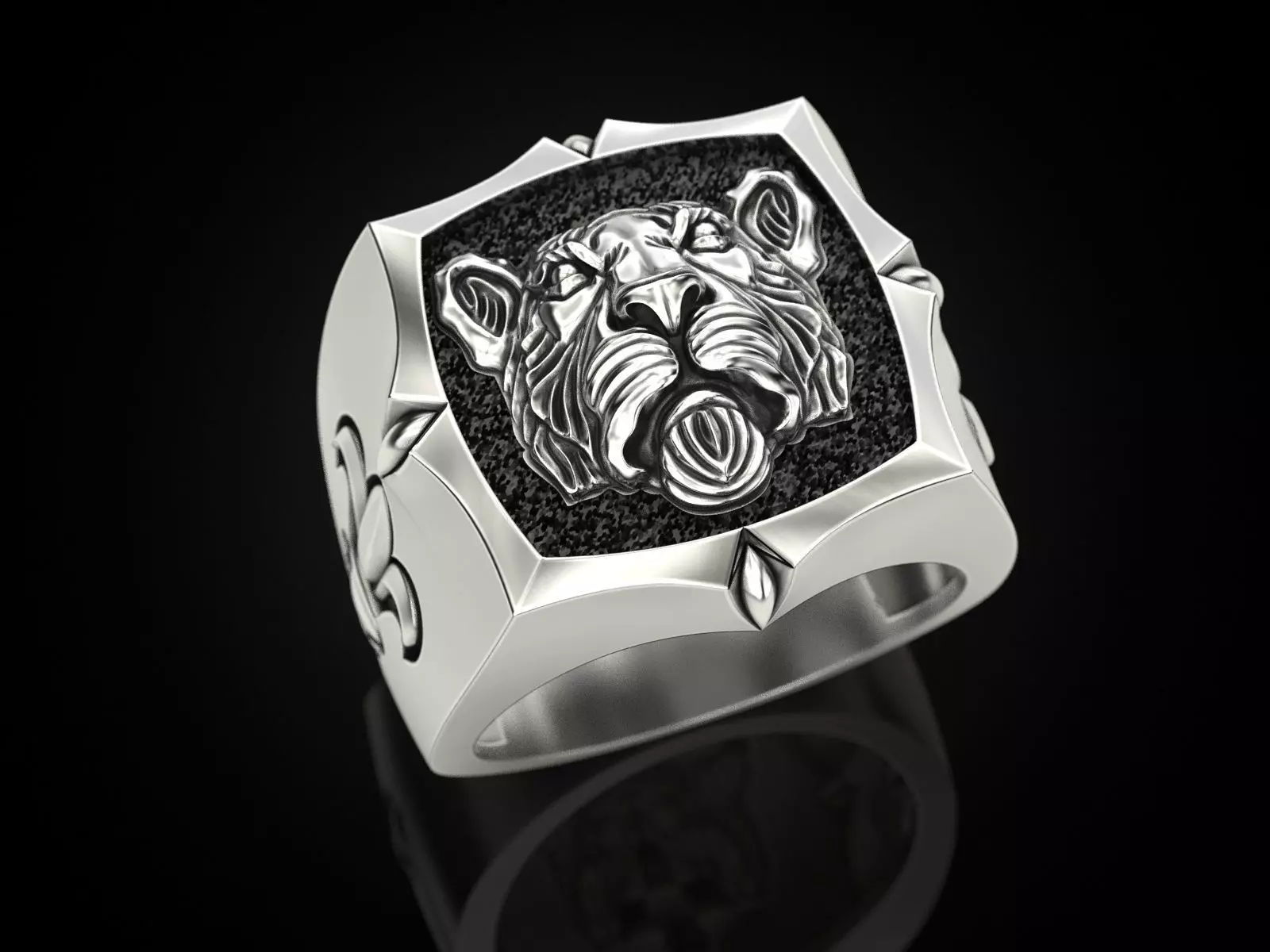 Tiger ring 3D print model