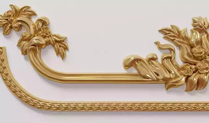 3decor gold gilded moldings