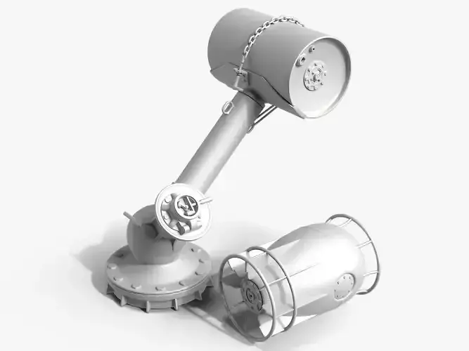 Depth Charge Projector Mk6 3D model