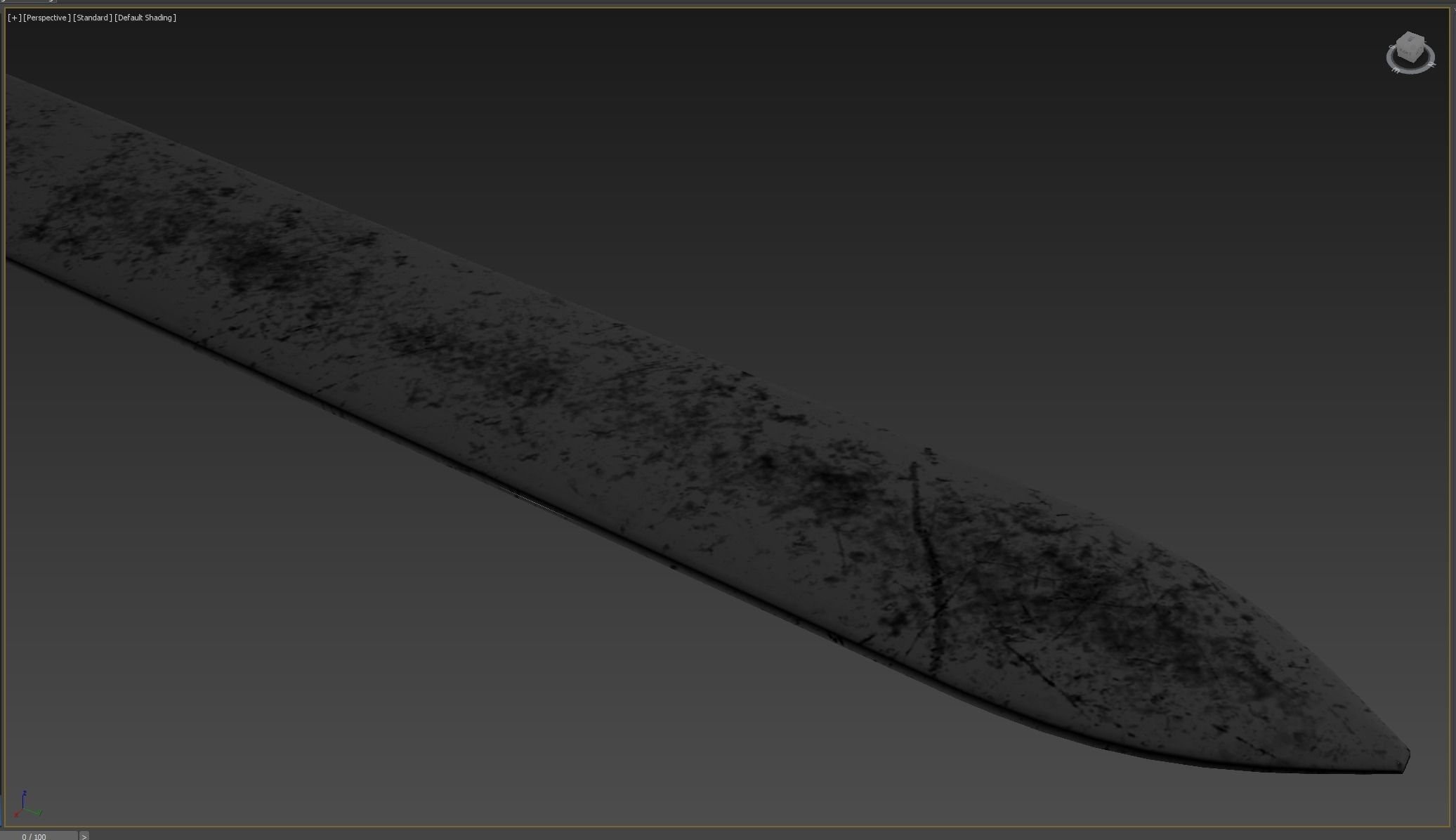 Medieval weapons Low-poly 3D model_7