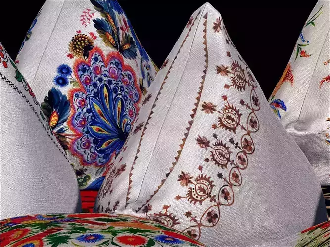 Ethno Bed and pillows