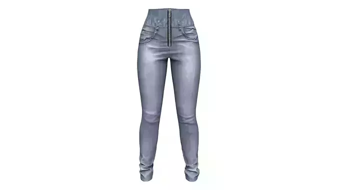 High Waist Jeans Denim Pants