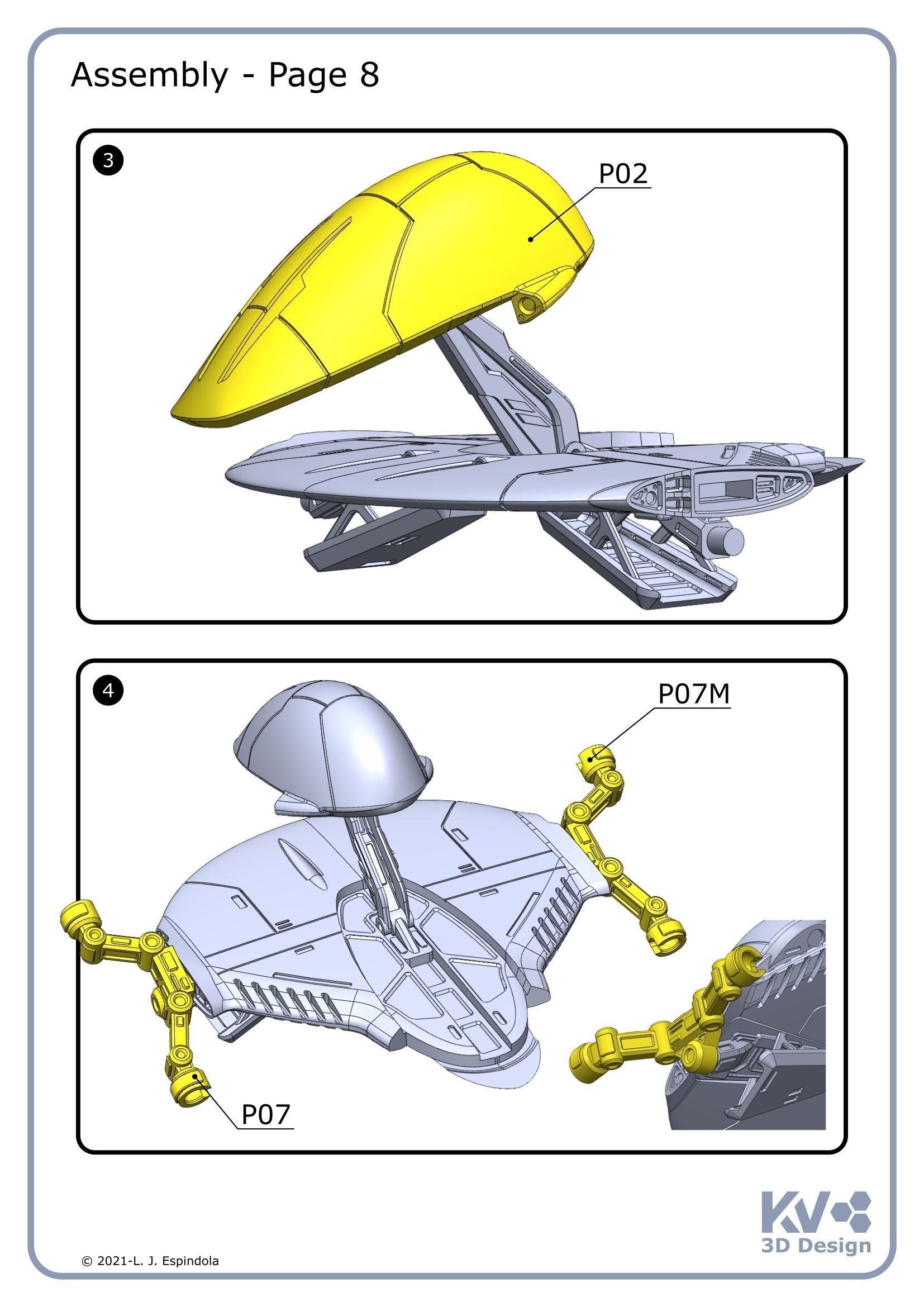 KV-Vulture Droid 3D print model_20