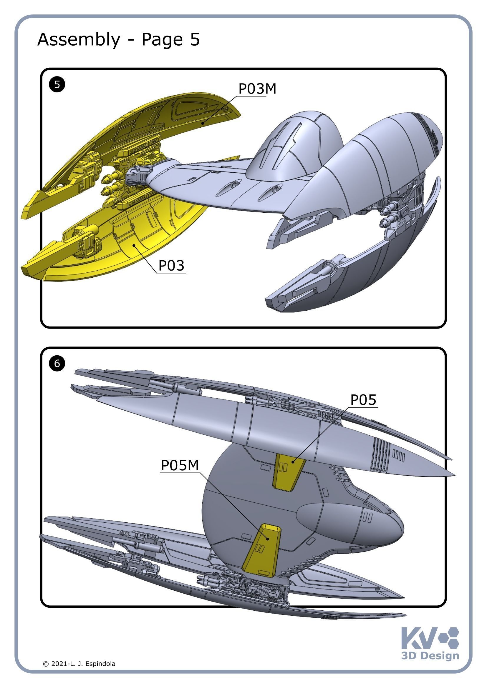 KV-Vulture Droid 3D print model_17