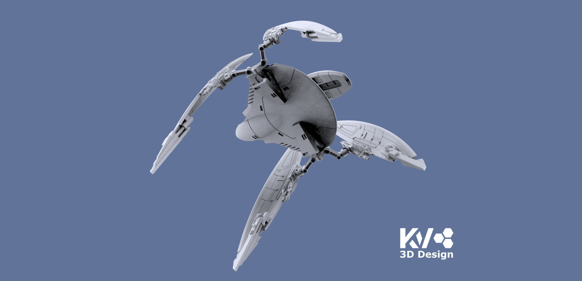 KV-Vulture Droid 3D print model_3