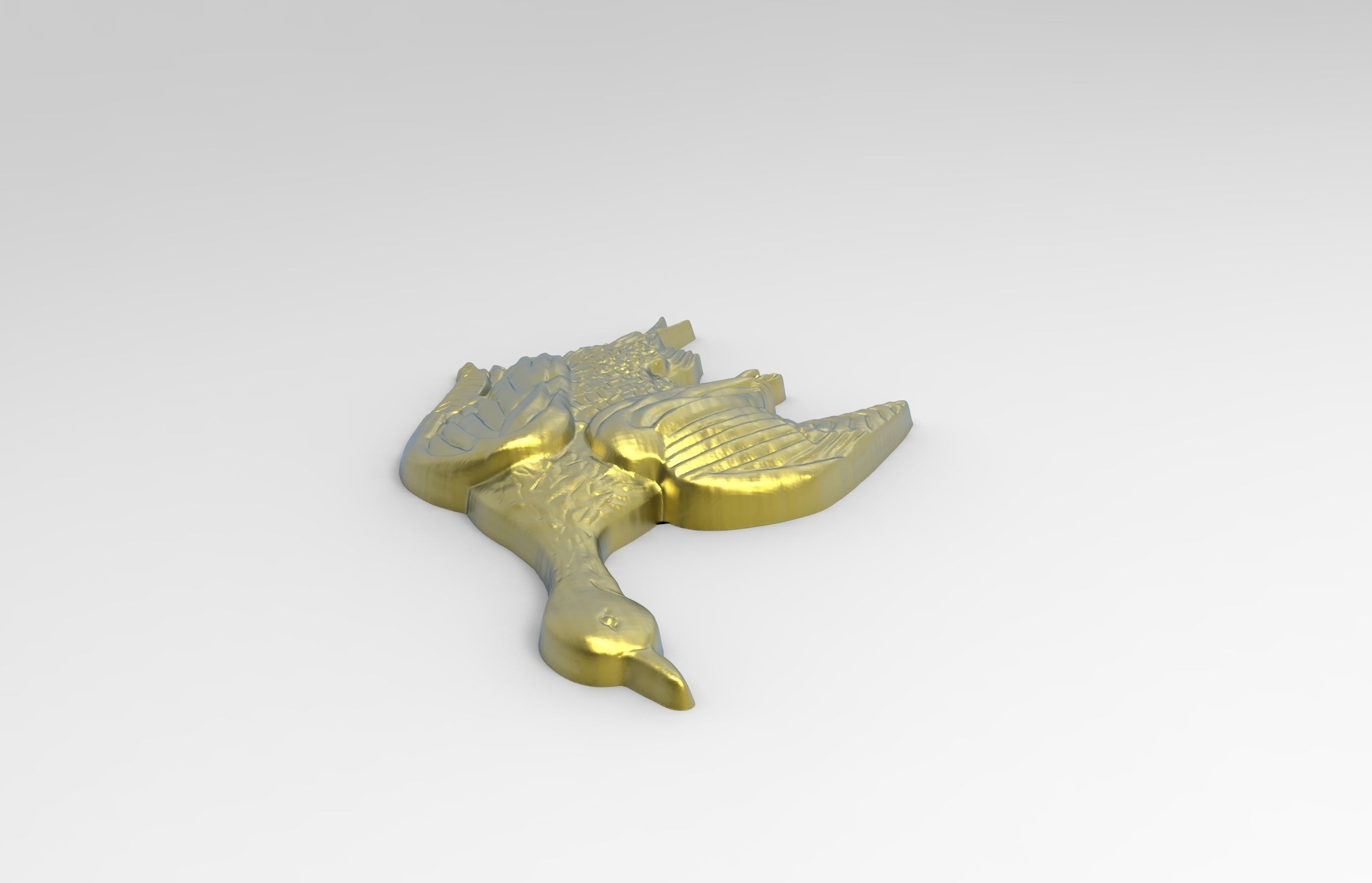 Wild duck 3d model  3D print model_4