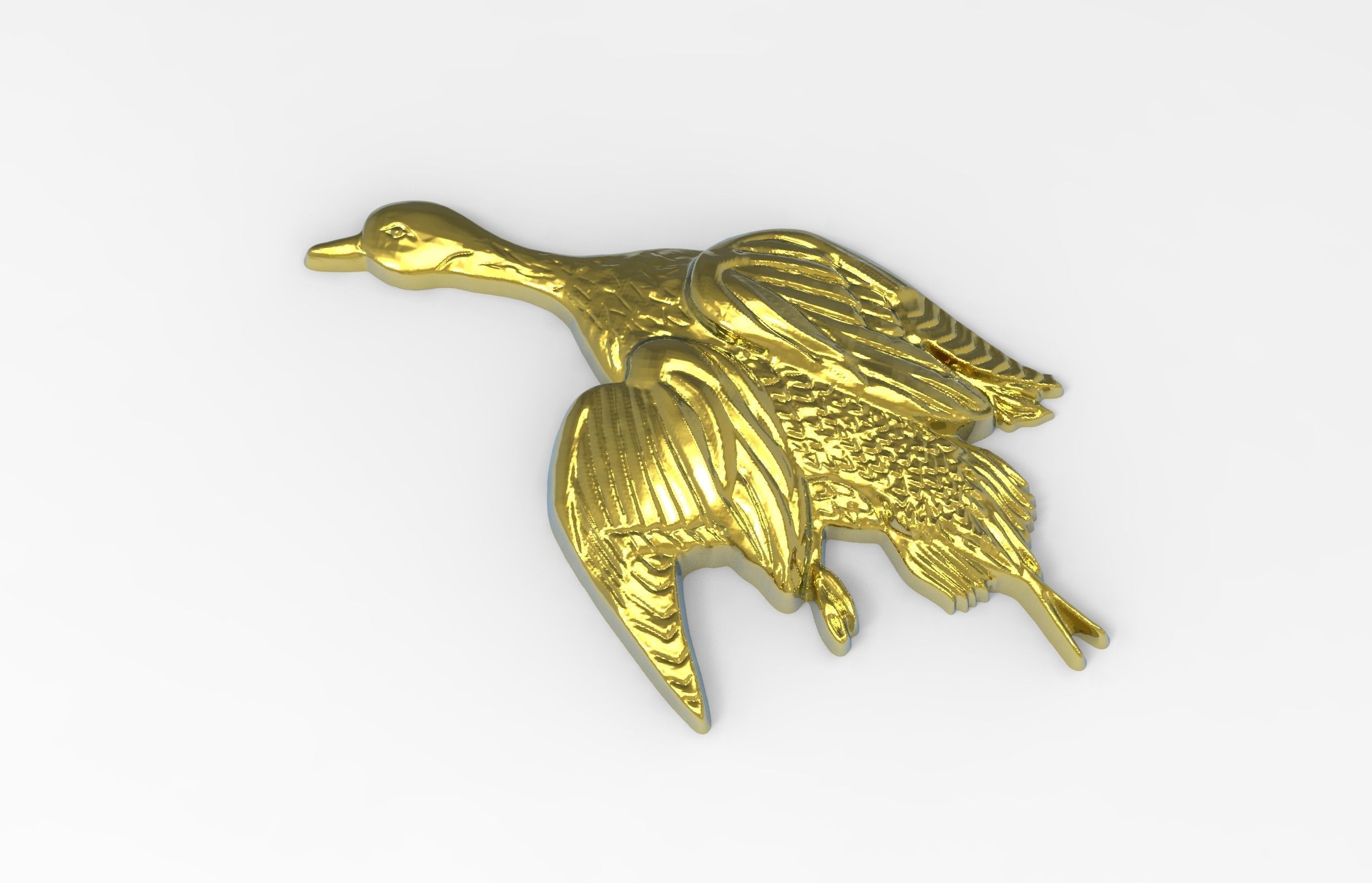 Wild duck 3d model  3D print model_1