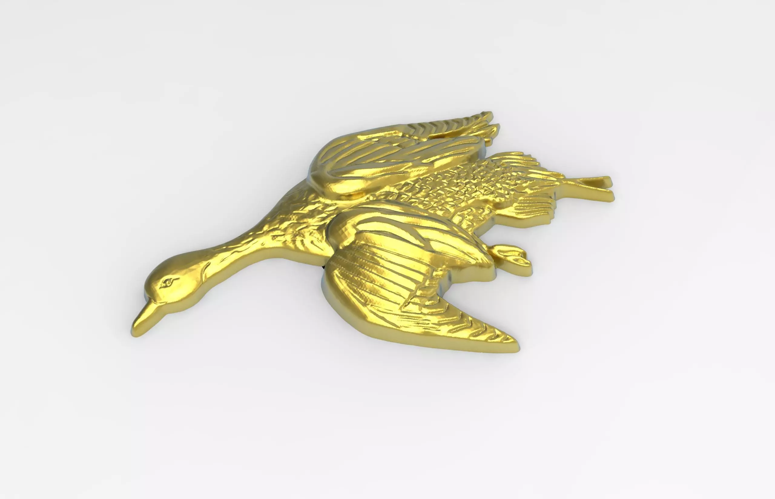 Wild duck 3d model  3D print model_0
