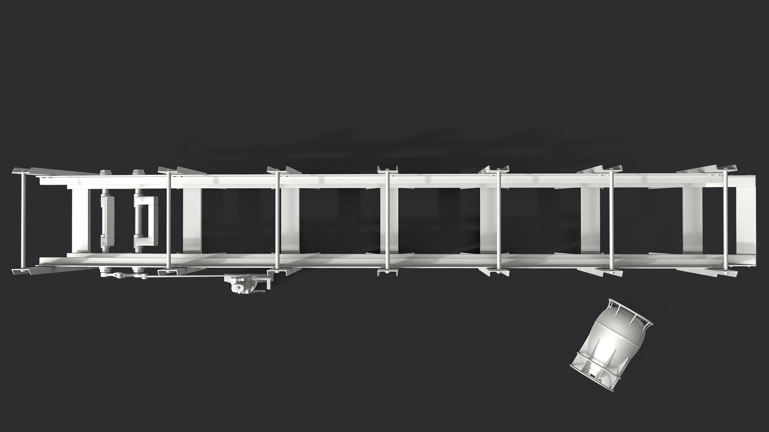 Depth Charge Release Tracks 3D model_7