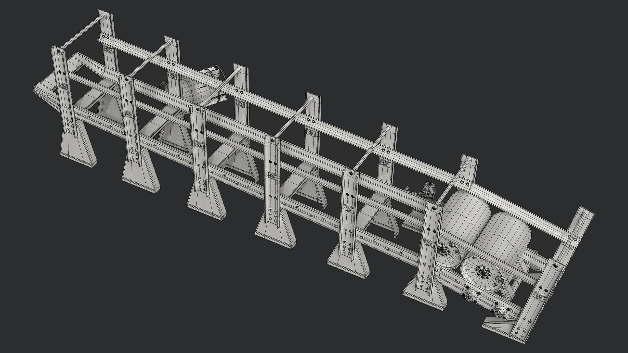 Depth Charge Release Tracks 3D model_12