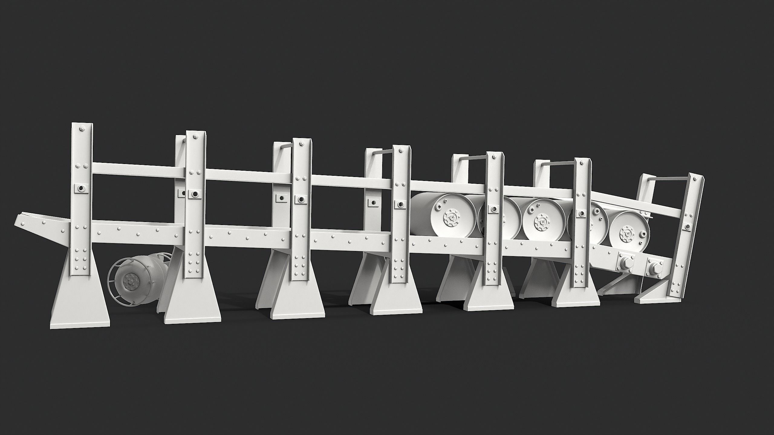 Depth Charge Release Tracks 3D model_4