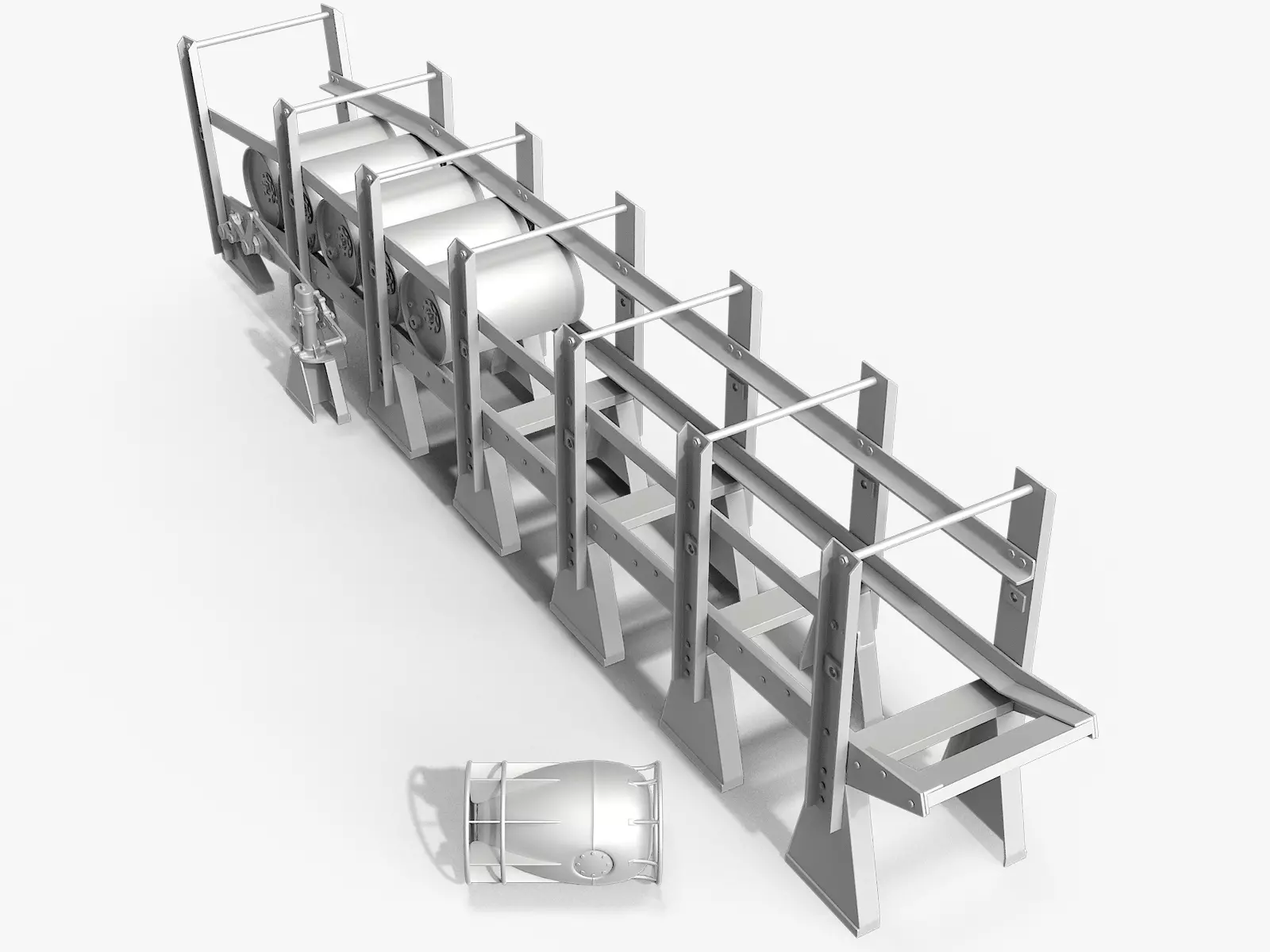 Depth Charge Release Tracks 3D model_0