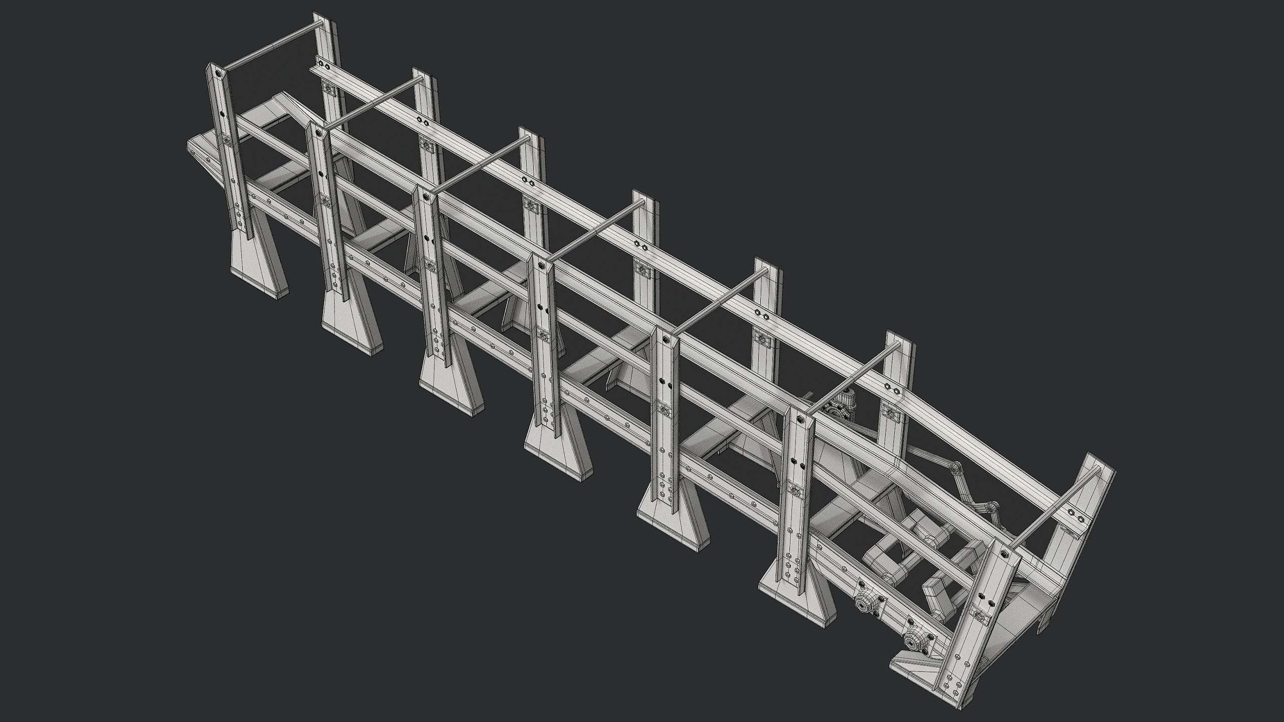 Depth Charge Release Tracks 3D model_13