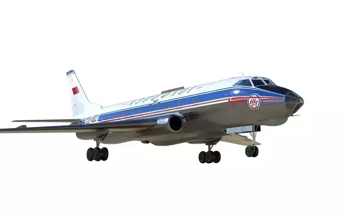 Tupolev Tu-124 3D model