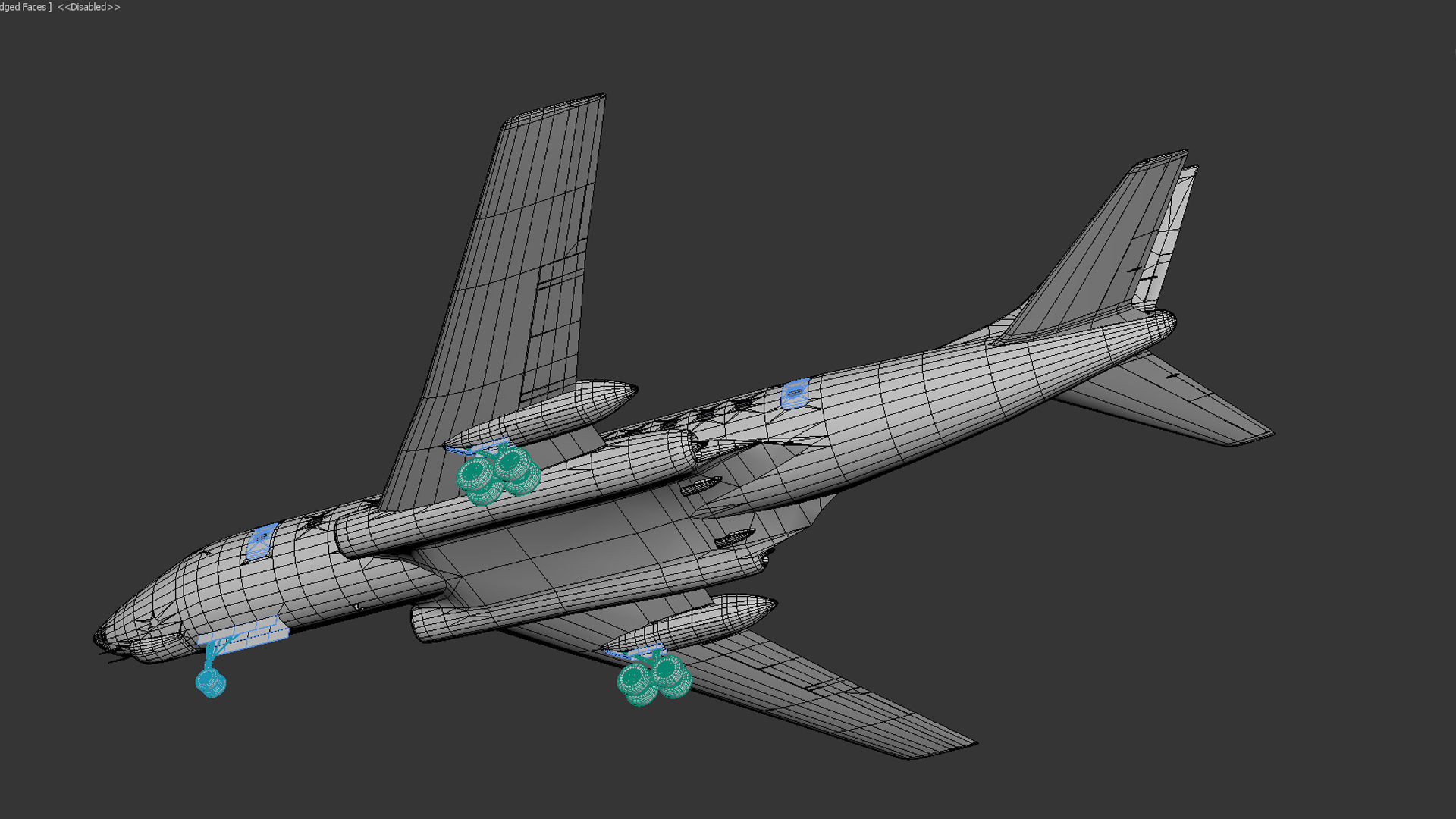 Tupolev Tu-124 3D model_16