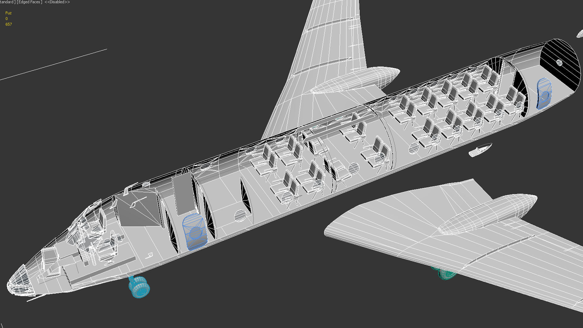 Tupolev Tu-124 3D model_17