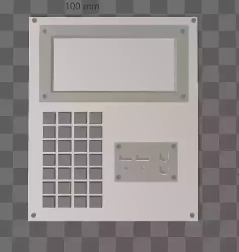 Terminal with keyboard and display plus ports