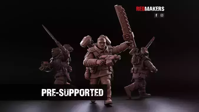 Airborne Division - Officer of the Imperial Force 3D print model