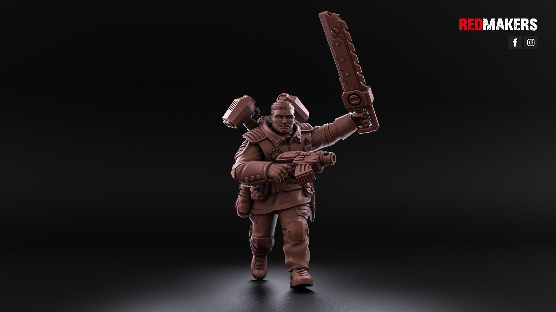 Airborne Division - Officer of the Imperial Force 3D print model_3