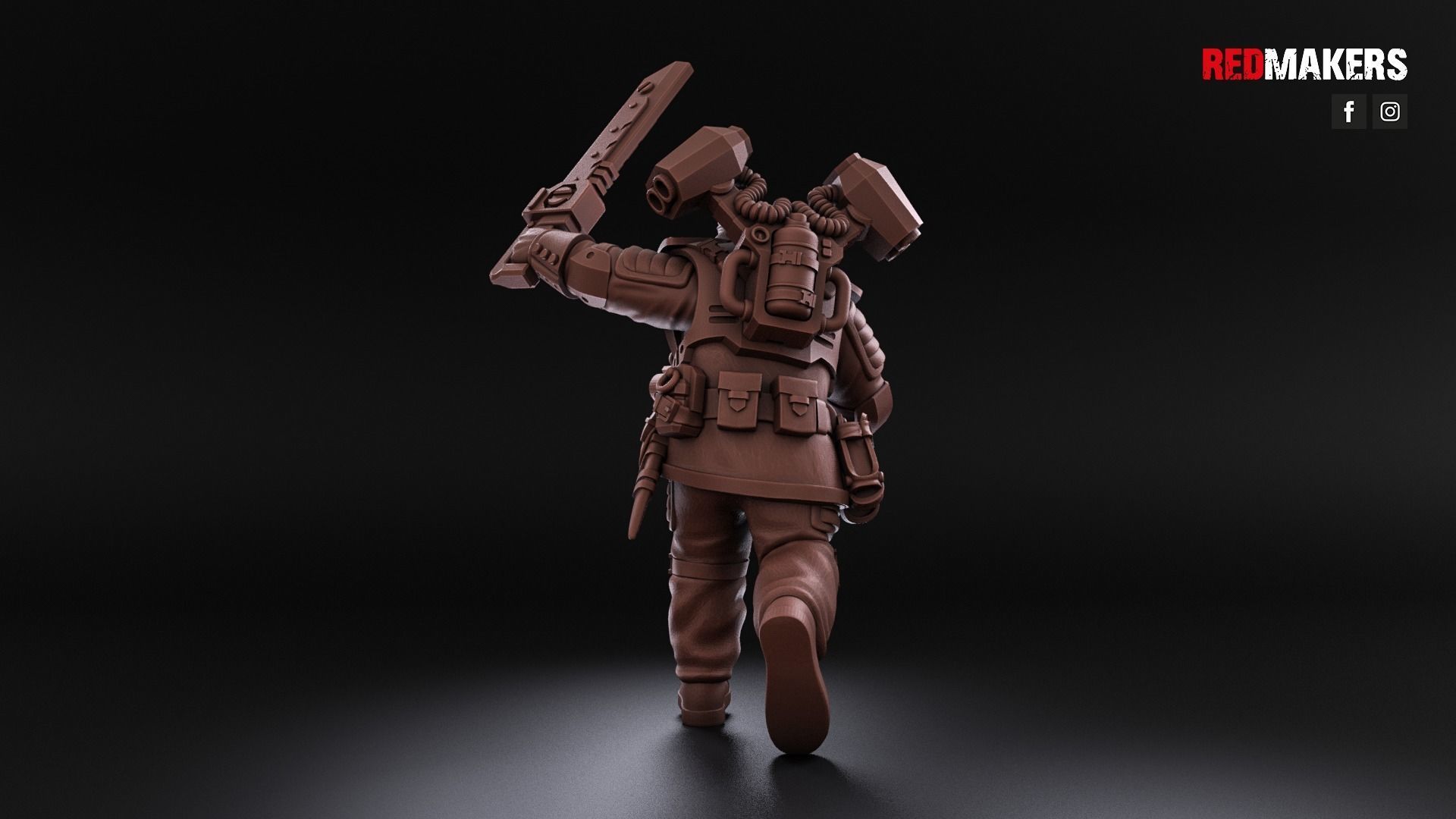 Airborne Division - Officer of the Imperial Force 3D print model_5