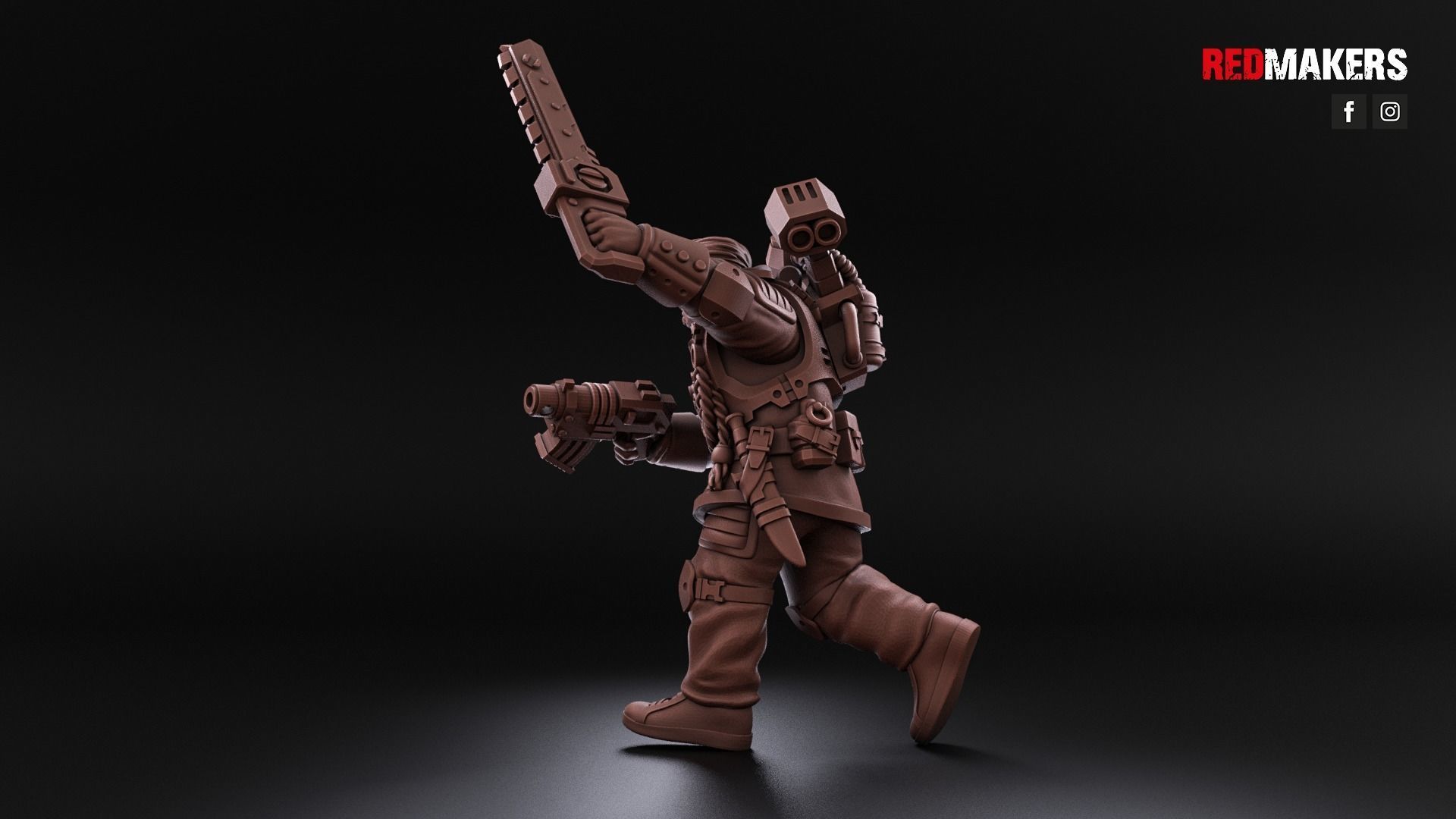Airborne Division - Officer of the Imperial Force 3D print model_7