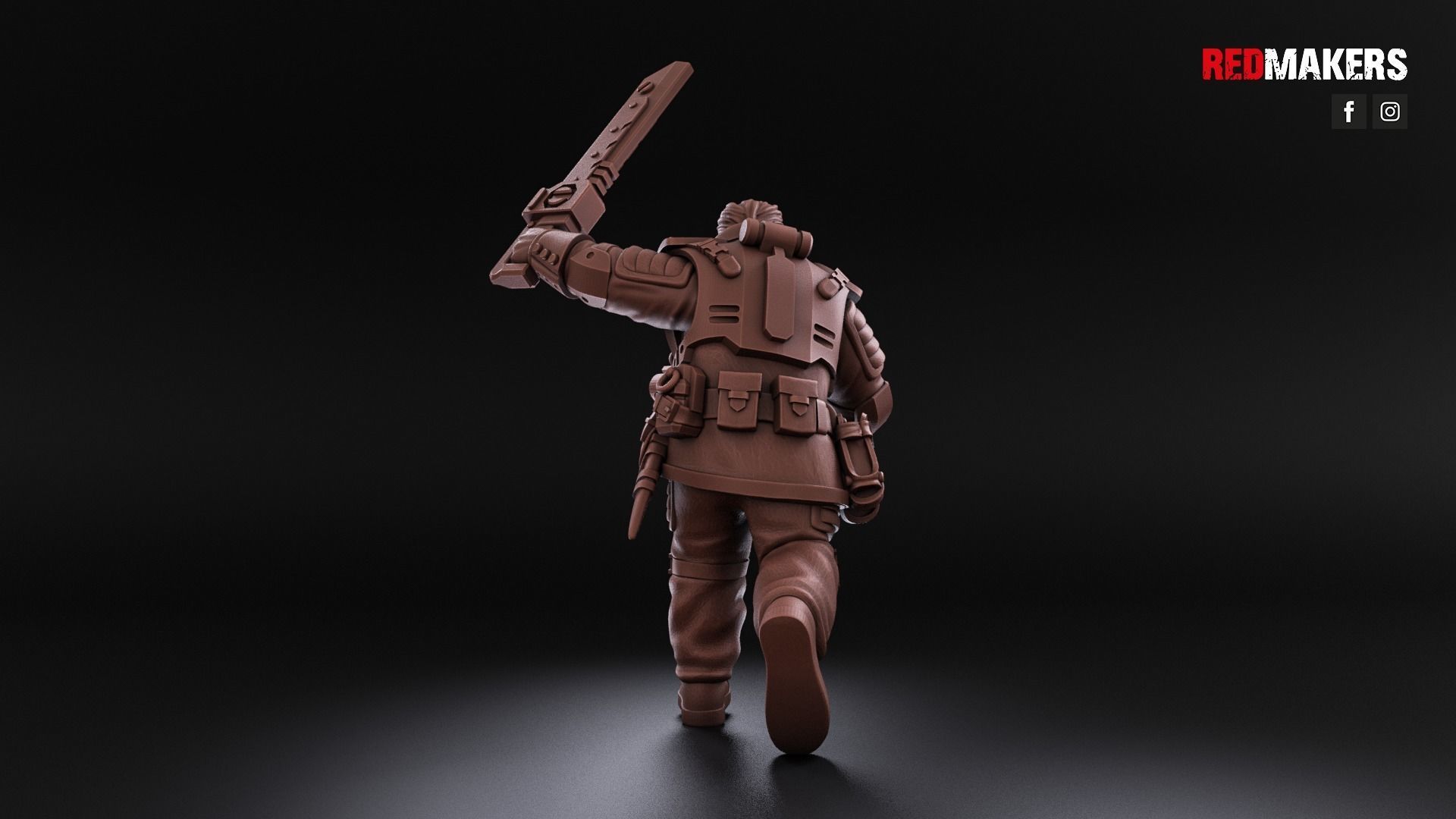 Airborne Division - Officer of the Imperial Force 3D print model_6