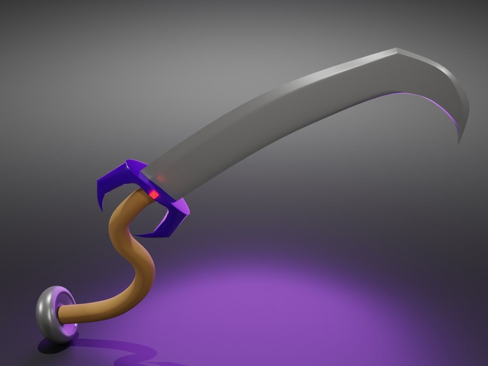 SoulBlade sword Low-poly 3D model_2