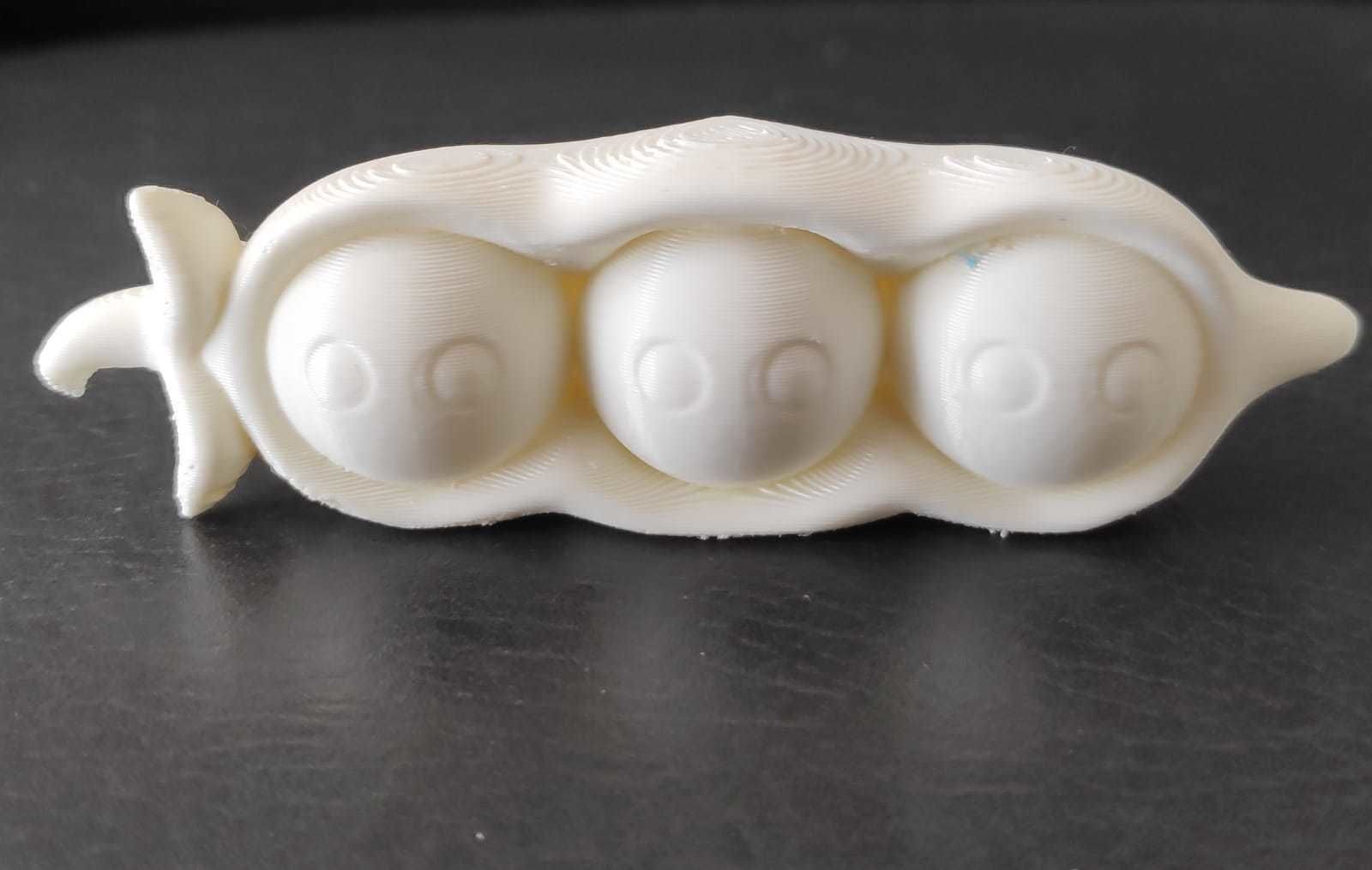 Cute Pea 3D print model_8