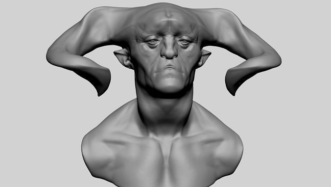 Creature Head K 3D model
