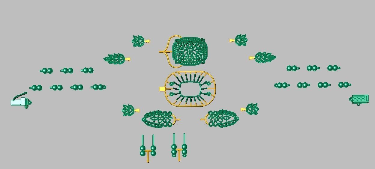 Exclusive Bracelet model 3D printable model 0008-13mal 3D print model_25