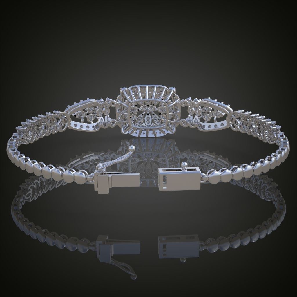 Exclusive Bracelet model 3D printable model 0008-13mal 3D print model_18