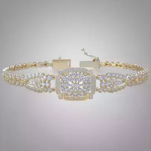 Exclusive Bracelet model 3D printable model 0008-13mal 3D print model