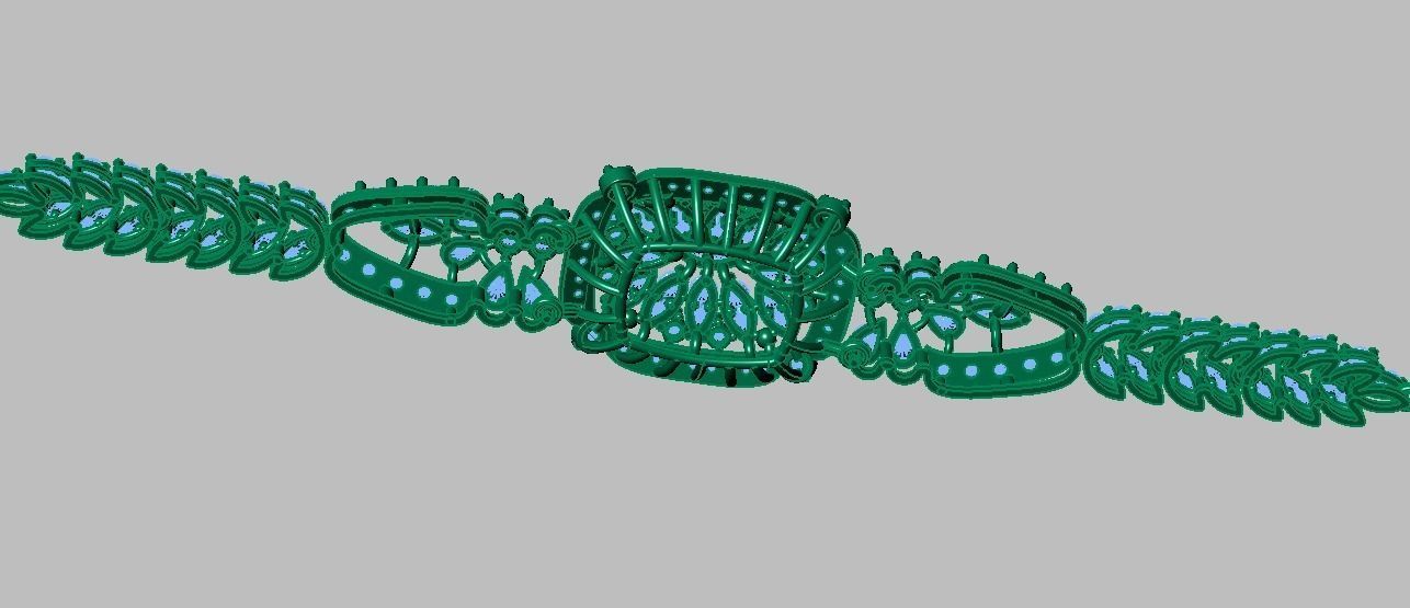 Exclusive Bracelet model 3D printable model 0008-13mal 3D print model_34