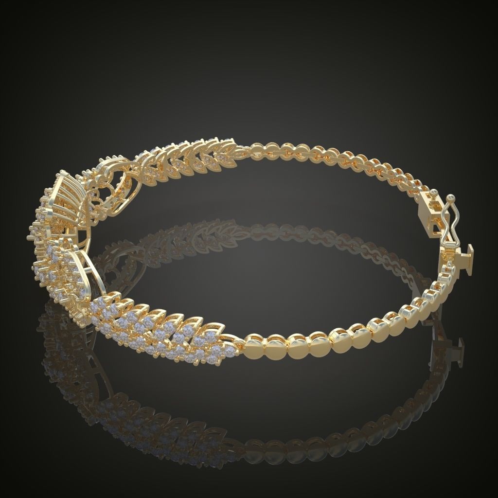 Exclusive Bracelet model 3D printable model 0008-13mal 3D print model_12