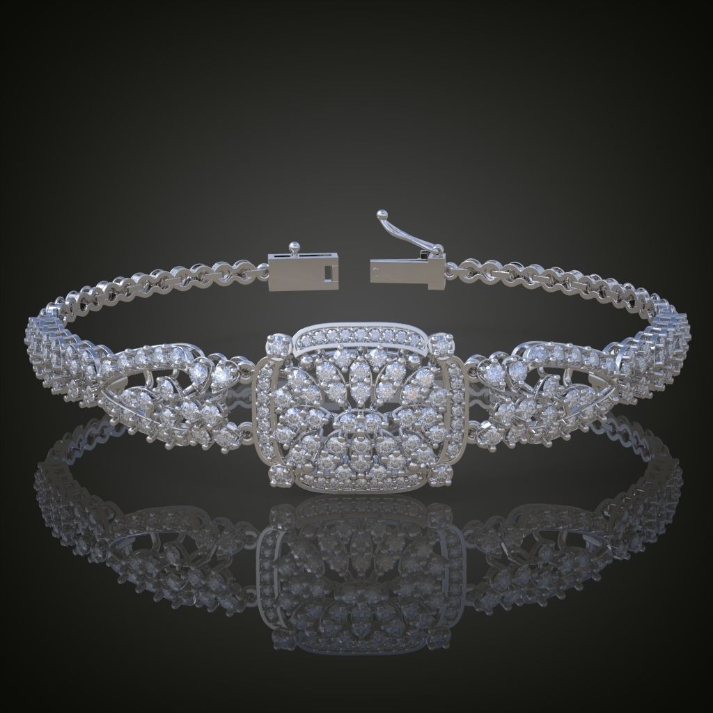 Exclusive Bracelet model 3D printable model 0008-13mal 3D print model_7