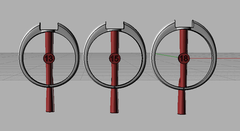 CG364 gold ring with peridot stone 3D print model_1