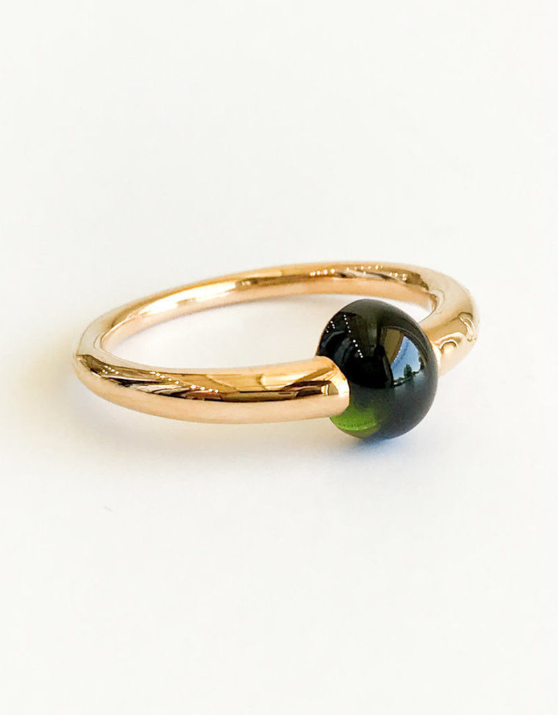 CG364 gold ring with peridot stone 3D print model_10