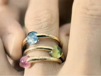 CG364 gold ring with peridot stone 3D print model_17