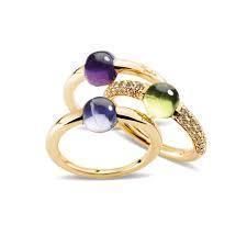CG364 gold ring with peridot stone 3D print model_11