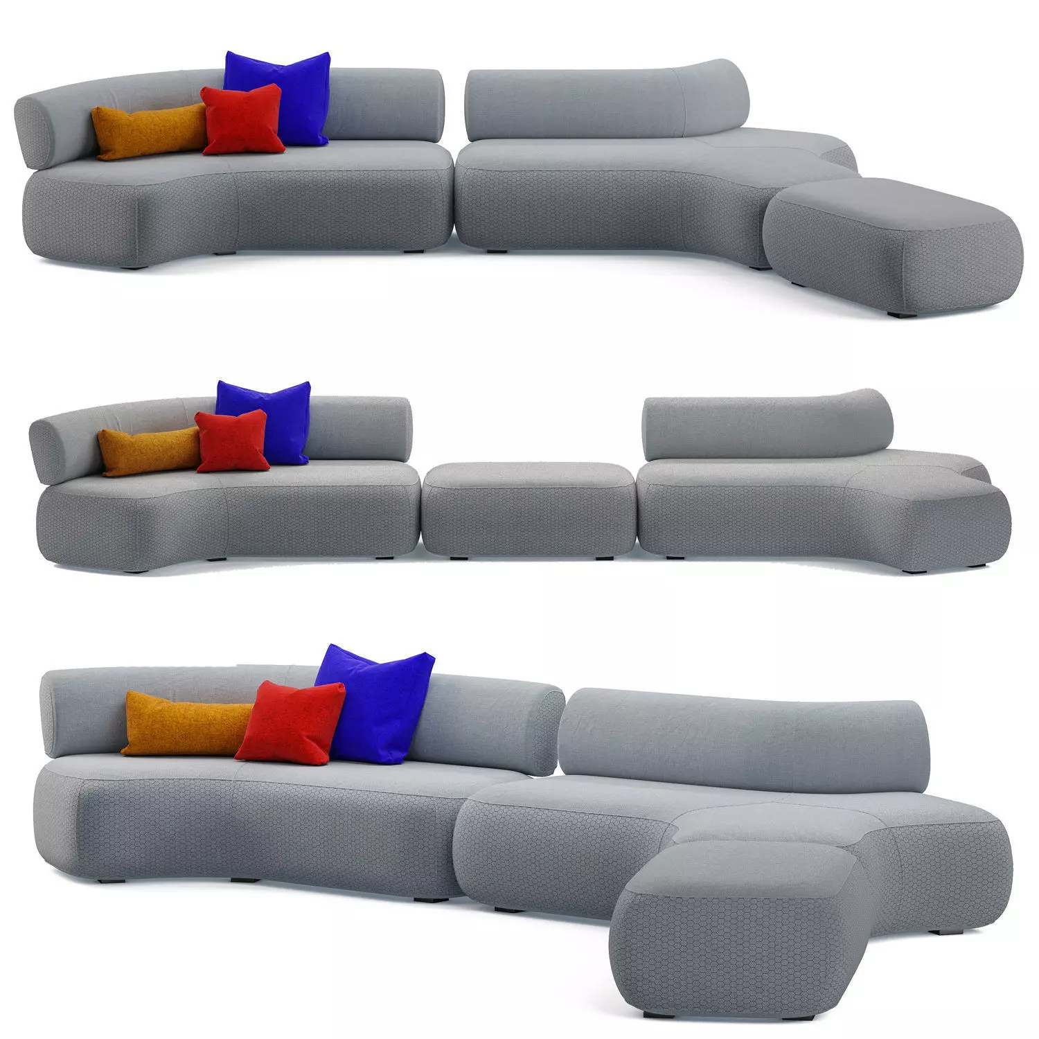 Grassoler Modular Sofa CUC 3D model