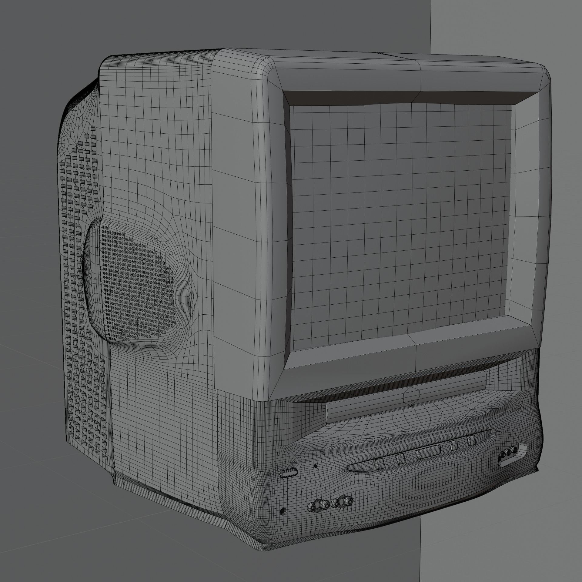 Memorex Tv DVD combo 3D model_7